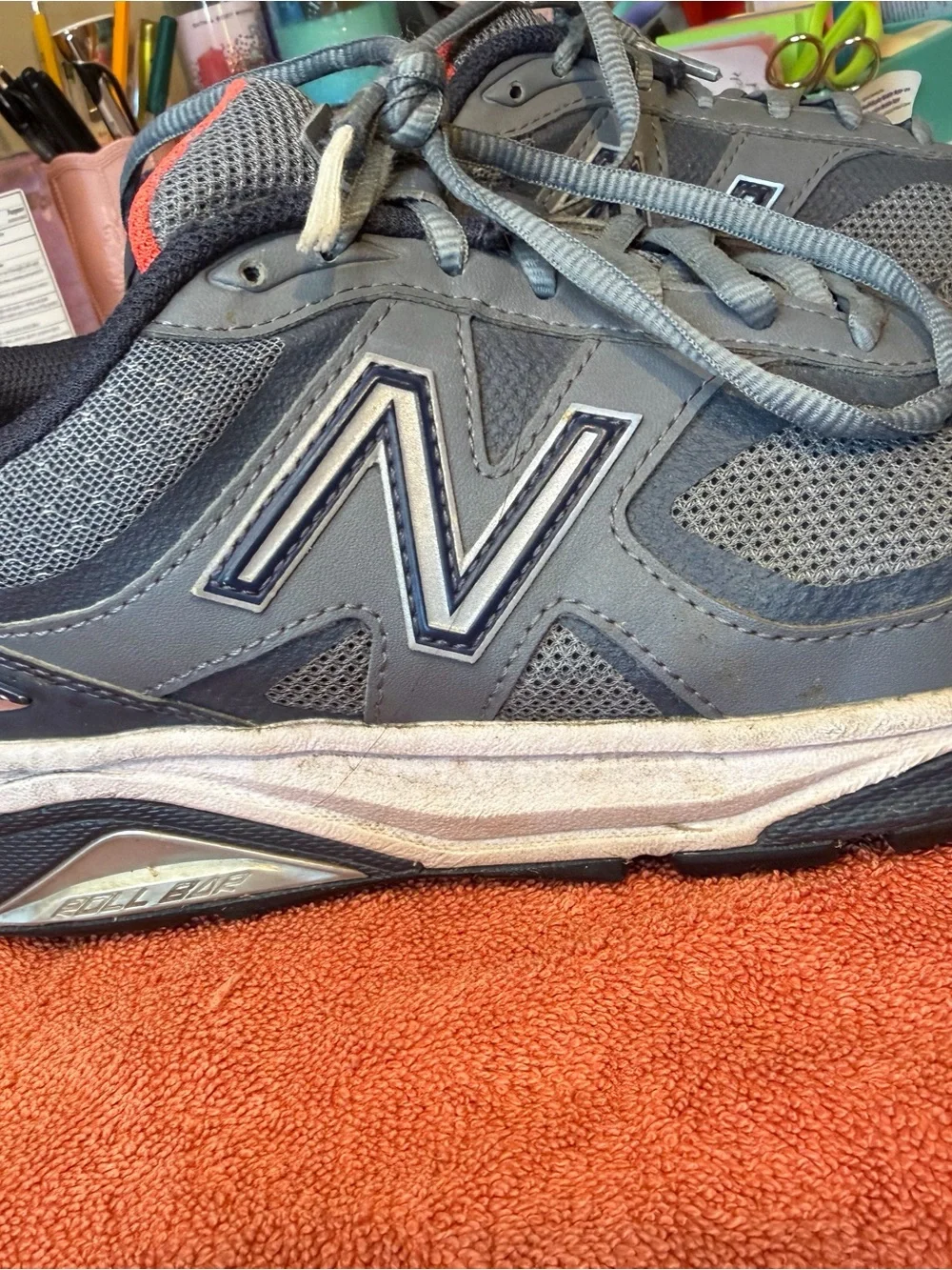 New Balance Gray and Navy woMen's Athletic Shoes